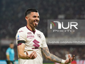 Nemanja Radonjic of Torino Fc during the Serie A TIM match between US Salernitana and Torino FC in Salerno, Italy, on September 18, 2023. (