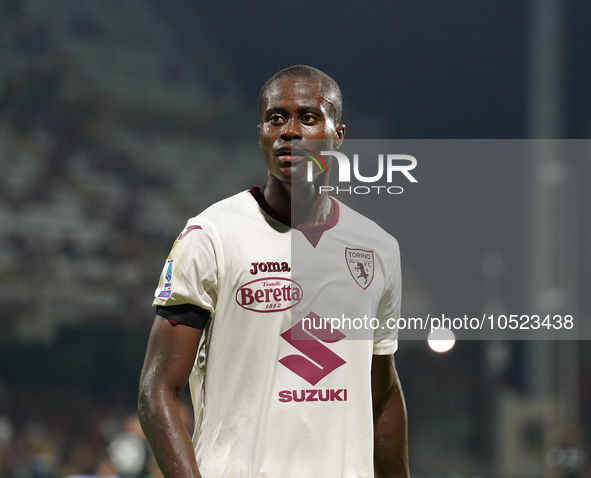 Demba Seck of Torino Fc during the Serie A TIM match between US Salernitana and Torino FC in Salerno, Italy, on September 18, 2023. 