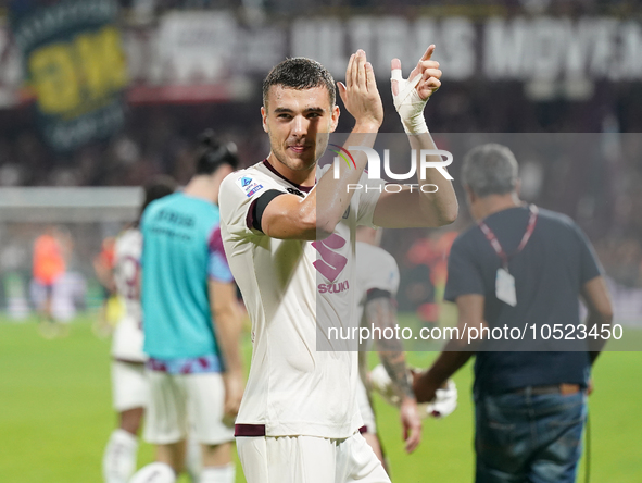 Nemanja Radonjic of Torino Fc during the Serie A TIM match between US Salernitana and Torino FC in Salerno, Italy, on September 18, 2023. 