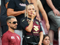 Supporters of Torino Fc during the Serie A TIM match between US Salernitana and Torino FC in Salerno, Italy, on September 18, 2023. (