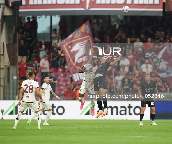 Emil Bohinen of Us Salernitana 1919 during the Serie A TIM match between US Salernitana and Torino FC in Salerno, Italy, on September 18, 20...