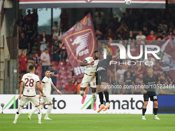 Emil Bohinen of Us Salernitana 1919 during the Serie A TIM match between US Salernitana and Torino FC in Salerno, Italy, on September 18, 20...