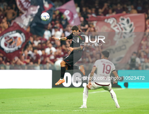 Domagoj Bradaric of Us Salernitana 1919 during the Serie A TIM match between US Salernitana and Torino FC in Salerno, Italy, on September 18...