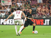 Domagoj Bradaric of Us Salernitana 1919 during the Serie A TIM match between US Salernitana and Torino FC in Salerno, Italy, on September 18...