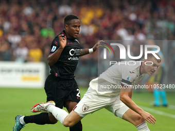 Perr Schuurs of Torino Fc during the Serie A TIM match between US Salernitana and Torino FC in Salerno, Italy, on September 18, 2023. (