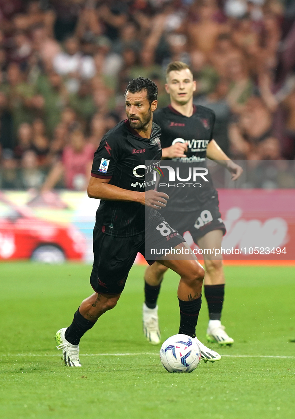 Antonio Candreva of Us Salernitana 1919 during the Serie A TIM match between US Salernitana and Torino FC in Salerno, Italy, on September 18...