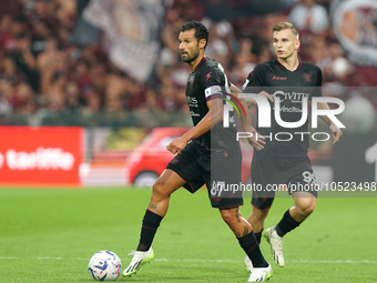 Antonio Candreva of Us Salernitana 1919 during the Serie A TIM match between US Salernitana and Torino FC in Salerno, Italy, on September 18...