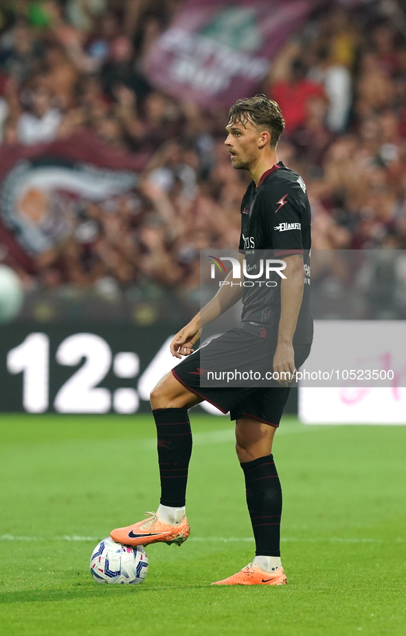 Emil Bohinen of Us Salernitana 1919 during the Serie A TIM match between US Salernitana and Torino FC in Salerno, Italy, on September 18, 20...