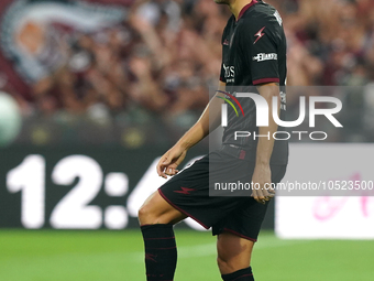 Emil Bohinen of Us Salernitana 1919 during the Serie A TIM match between US Salernitana and Torino FC in Salerno, Italy, on September 18, 20...