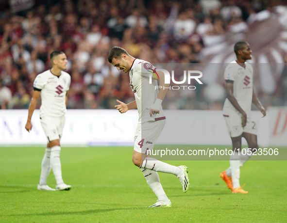 Alessandro Buongiorno of Torino Fc during the Serie A TIM match between US Salernitana and Torino FC in Salerno, Italy, on September 18, 202...