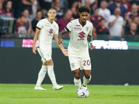 Valentino Lazaro of Torino Fc during the Serie A TIM match between US Salernitana and Torino FC in Salerno, Italy, on September 18, 2023. (