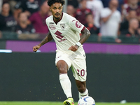 Valentino Lazaro of Torino Fc during the Serie A TIM match between US Salernitana and Torino FC in Salerno, Italy, on September 18, 2023. (