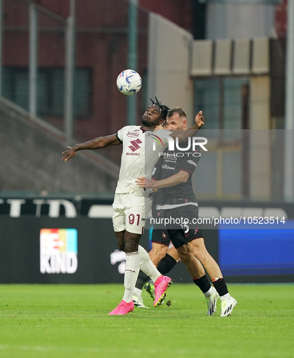 Duvan Zapata of Torino Fc during the Serie A TIM match between US Salernitana and Torino FC in Salerno, Italy, on September 18, 2023. 