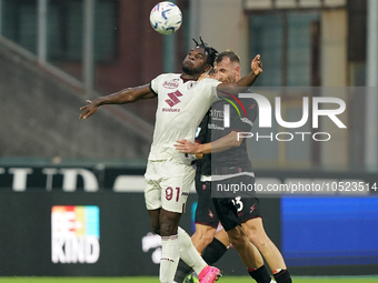 Duvan Zapata of Torino Fc during the Serie A TIM match between US Salernitana and Torino FC in Salerno, Italy, on September 18, 2023. (