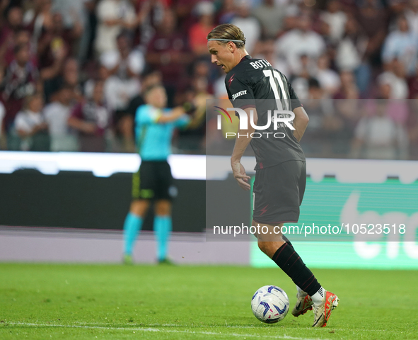 Erik Botheim of Us Salernitana 1919 during the Serie A TIM match between US Salernitana and Torino FC in Salerno, Italy, on September 18, 20...