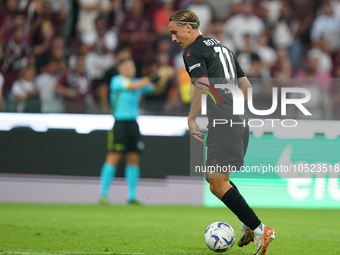 Erik Botheim of Us Salernitana 1919 during the Serie A TIM match between US Salernitana and Torino FC in Salerno, Italy, on September 18, 20...