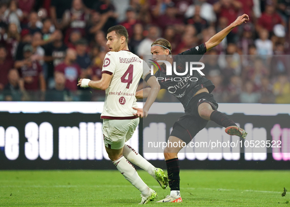 Erik Botheim of Us Salernitana 1919 during the Serie A TIM match between US Salernitana and Torino FC in Salerno, Italy, on September 18, 20...