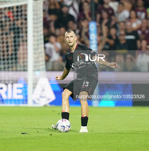 Norbert Gyombér of Us Salernitana 1919 during the Serie A TIM match between US Salernitana and Torino FC in Salerno, Italy, on September 18,...