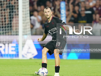 Norbert Gyombér of Us Salernitana 1919 during the Serie A TIM match between US Salernitana and Torino FC in Salerno, Italy, on September 18,...