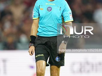 Antonio Giua, referee,  during the Serie A TIM match between US Salernitana and Torino FC in Salerno, Italy, on September 18, 2023. (