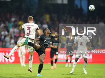 Jovane Cabral of Us Salernitana 1919 during the Serie A TIM match between US Salernitana and Torino FC in Salerno, Italy, on September 18, 2...