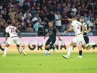 Pasquale Mazzocchi of Us Salernitana 1919 during the Serie A TIM match between US Salernitana and Torino FC in Salerno, Italy, on September...