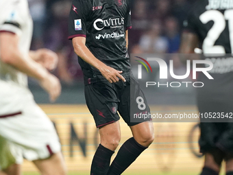 Emil Bohinen of Us Salernitana 1919 during the Serie A TIM match between US Salernitana and Torino FC in Salerno, Italy, on September 18, 20...