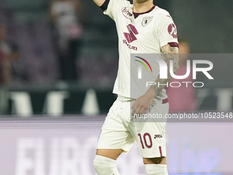 Nemanja Radonjic of Torino Fc during the Serie A TIM match between US Salernitana and Torino FC in Salerno, Italy, on September 18, 2023. (