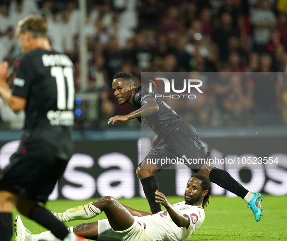 Jovane Cabral of Us Salernitana 1919 during the Serie A TIM match between US Salernitana and Torino FC in Salerno, Italy, on September 18, 2...