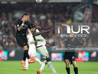 Domagoj Bradaric of Us Salernitana 1919 during the Serie A TIM match between US Salernitana and Torino FC in Salerno, Italy, on September 18...