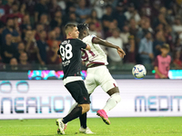 Lorenzo Pirola of Us Salernitana 1919 during the Serie A TIM match between US Salernitana and Torino FC in Salerno, Italy, on September 18,...