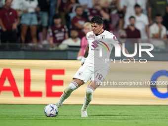 Raoul Bellanova of Torino Fc during the Serie A TIM match between US Salernitana and Torino FC in Salerno, Italy, on September 18, 2023. (