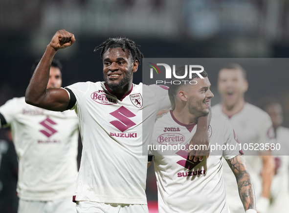 Duvan Zapata of Torino Fc during the Serie A TIM match between US Salernitana and Torino FC in Salerno, Italy, on September 18, 2023. 