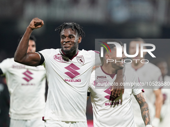 Duvan Zapata of Torino Fc during the Serie A TIM match between US Salernitana and Torino FC in Salerno, Italy, on September 18, 2023. (