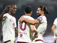 Nemanja Radonjic of Torino Fc celebrate the goal during the Serie A TIM match between US Salernitana and Torino FC in Salerno, Italy, on Sep...