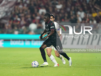 Loum Tchaouna of Us Salernitana 1919 during the Serie A TIM match between US Salernitana and Torino FC in Salerno, Italy, on September 18, 2...