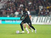 Loum Tchaouna of Us Salernitana 1919 during the Serie A TIM match between US Salernitana and Torino FC in Salerno, Italy, on September 18, 2...