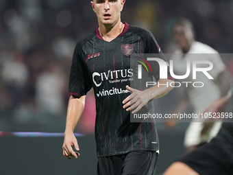 Lorenzo Pirola of Us Salernitana 1919 during the Serie A TIM match between US Salernitana and Torino FC in Salerno, Italy, on September 18,...