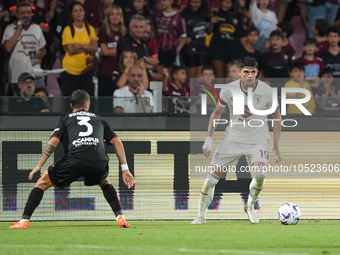 Raoul Bellanova of Torino Fc during the Serie A TIM match between US Salernitana and Torino FC in Salerno, Italy, on September 18, 2023. (