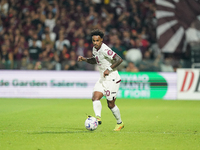 Valentino Lazaro of Torino Fc during the Serie A TIM match between US Salernitana and Torino FC in Salerno, Italy, on September 18, 2023. (