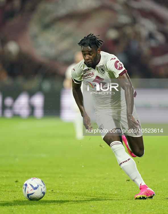 Duvan Zapata of Torino Fc during the Serie A TIM match between US Salernitana and Torino FC in Salerno, Italy, on September 18, 2023. 