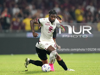 Duvan Zapata of Torino Fc during the Serie A TIM match between US Salernitana and Torino FC in Salerno, Italy, on September 18, 2023. (