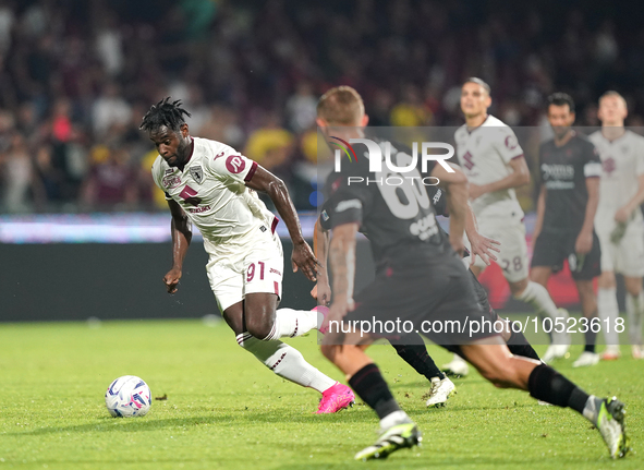 Duvan Zapata of Torino Fc during the Serie A TIM match between US Salernitana and Torino FC in Salerno, Italy, on September 18, 2023. 