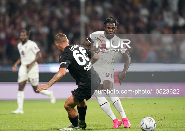 Duvan Zapata of Torino Fc during the Serie A TIM match between US Salernitana and Torino FC in Salerno, Italy, on September 18, 2023. 