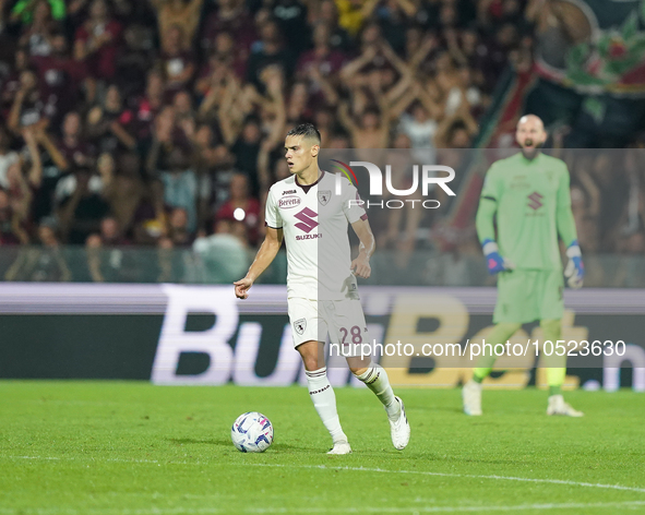 Samuele Ricci of Torino Fc during the Serie A TIM match between US Salernitana and Torino FC in Salerno, Italy, on September 18, 2023. 