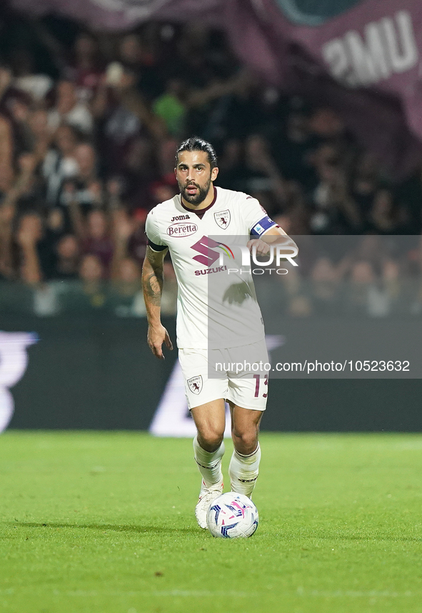 Ricardo Rodríguez of Torino Fc during the Serie A TIM match between US Salernitana and Torino FC in Salerno, Italy, on September 18, 2023. 