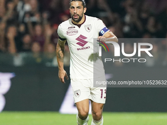 Ricardo Rodríguez of Torino Fc during the Serie A TIM match between US Salernitana and Torino FC in Salerno, Italy, on September 18, 2023. (