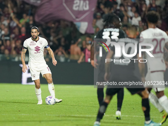 Ricardo Rodríguez of Torino Fc during the Serie A TIM match between US Salernitana and Torino FC in Salerno, Italy, on September 18, 2023. (