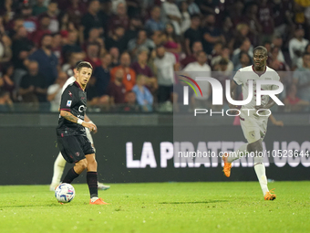 Lorenzo Pirola of Us Salernitana 1919 during the Serie A TIM match between US Salernitana and Torino FC in Salerno, Italy, on September 18,...