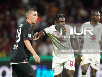 Duvan Zapata of Torino Fc during the Serie A TIM match between US Salernitana and Torino FC in Salerno, Italy, on September 18, 2023. (